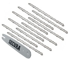 SECURA 10x Sägekette +Schwert