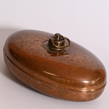 Alte Wärmflasche Kupfer