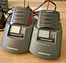 2x Swissphone Quattro XL & 98S 4m BOS Funkmeldeempfänger FME + Ladegerät LGRA