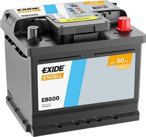 Exide eb500 excell - excell, 50ah