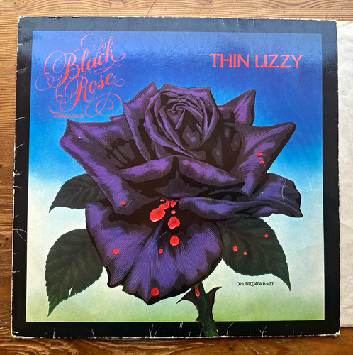 Thin lizzy black - rose, vinyl