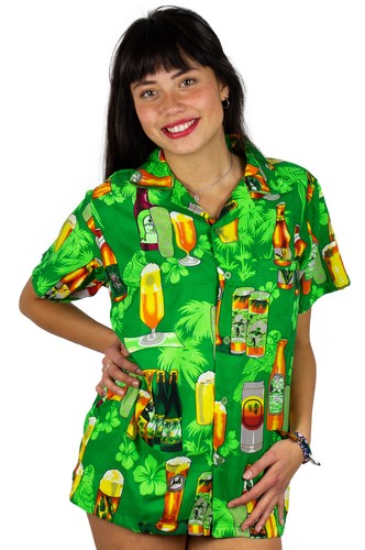 Funky hawaiibluse beer bottle - funky,