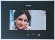 Video Türsprechanlage, Electra, 4 Draht , 3 Familien, Glas, Touch, RFID, Schwarz