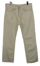LEVI'S 514 Hose Herren W34/L29 Gerade Passform Reißverschluss Fliegen Casual