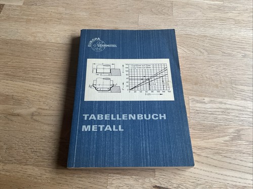 Tabellenbuch metall 1982 - tabellenbuch,