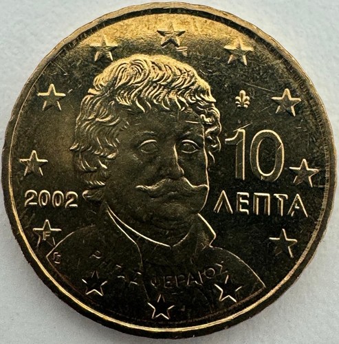 Griechenland cent 2002 - griechenland, 10