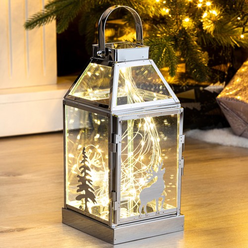 Led weihnachts laterne mit - xl, weihnachts-laterne