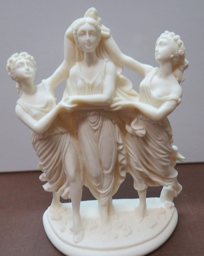 Alabaster skulptur figur drei - figur,