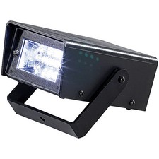 Lunartec Stroboskop: LED-Disco-Strobe mit Batteriebetrieb (Strobo)