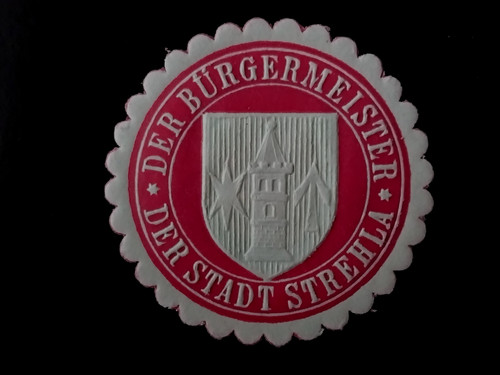 Siegelmarke der bürgermeister - der,