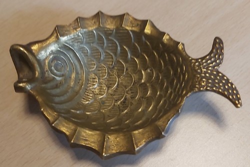 Schubladenfund bronze fisch - bronze,