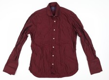 Savoy Taylors Guild rotes Slim Fit Herrenhemd