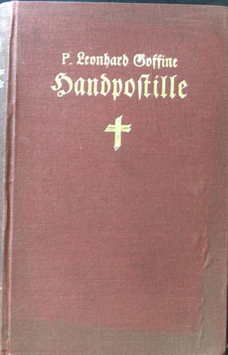 Christkatholische handpostille - christkatholische,