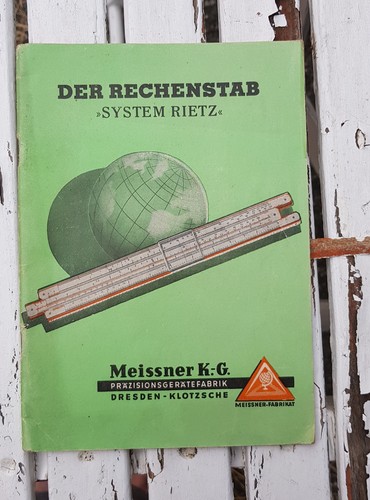 Der rechenstab system rietz - system,