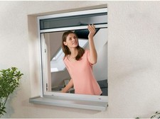 Powerfix Insektenschutz Fensterrollo ohne Bohren Größe kürzbar 130 x 160cm