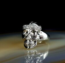 Ring Silber 925 Totenkopf Skull 17 mm  - modern und extravagant silver anello