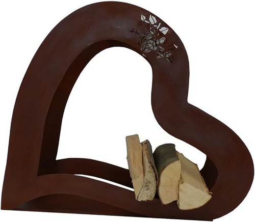Holzsammler mit rose rund - holzsammler, /