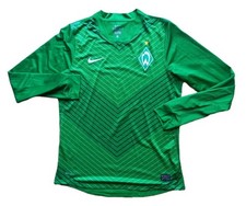 Nike SV Werder Bremen 2011/2012 Heim Trikot PLAYER ISSUE SPIELER grün LS M/L