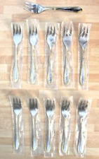 Dessert Kuchengabeln Goldrand Edelstahl 18/10 CARL SCHMIDT SOHN ca. 15 cm NEU