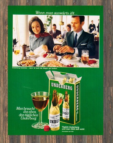 Underberg reklame - -,