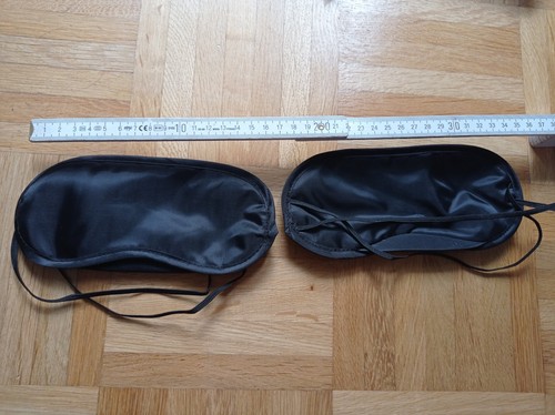 Schlafmaske leicht schwarz - , 2