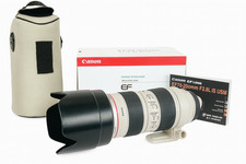 „Canon EF 70-200mm f/2.8L IS USM – voll funktionsfähig, Zubehörpaket inkl.