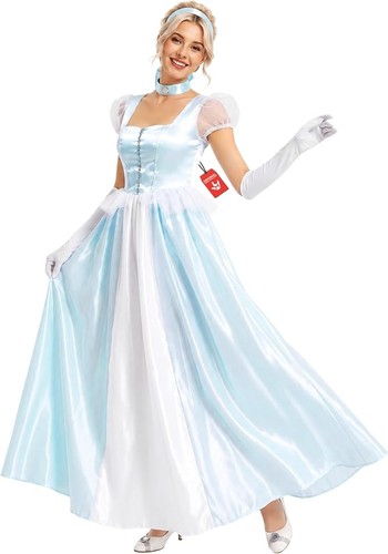 Blaues prinzessin kostüm für - blaues,