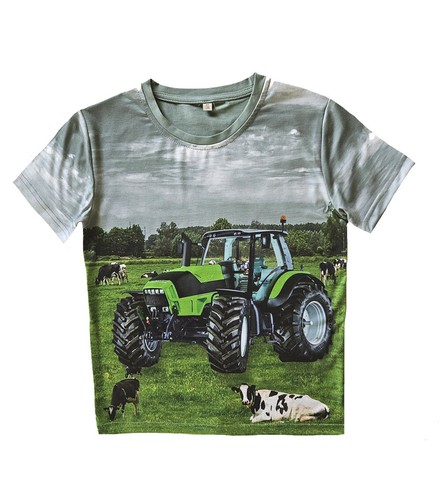 Jungen shirt traktor kuh - jungen, t-shirt