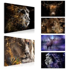 Löwe Tiere Natur Hirsch VLIES