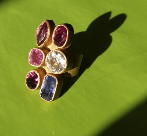 Ring saphire rubin - ring,