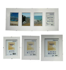 2 x Bilderrahmen rahmenlos mit Passepartout Glasrahmen 13x18 21x29,7 30x40 25x60
