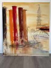 ORIGINAL Abstrakt Malerei Acryl oder Öl Bilder Gemälde Kunst Modern  HANDGEMALT