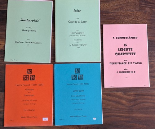 Hornquartett leicht auch - x,