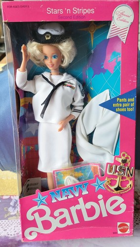 Mattel barbie navy - mattel,, barbie,