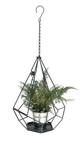 Blumenampel innen metall wand - innen,