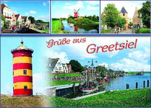 Greetsiel postkarten - greetsiel,