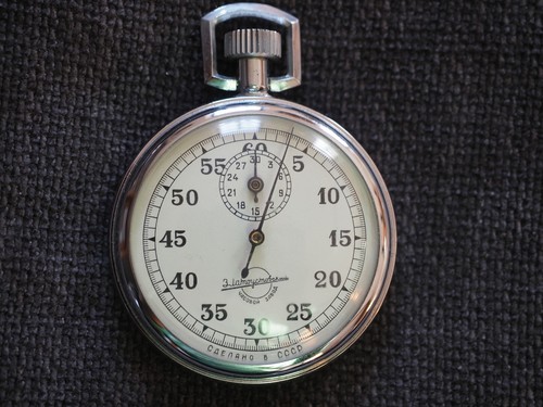 Vintage sowjetische stoppuhr - vintage,