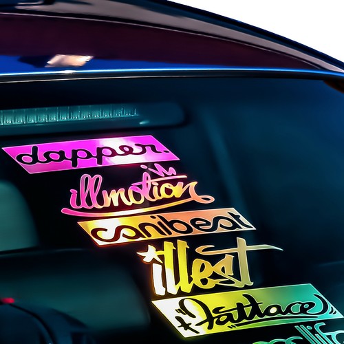 Aufkleber heck sticker - aufkleber,