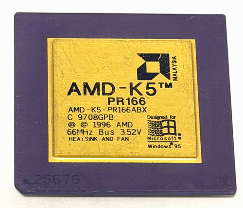Amd gold cap cpu vintage - cpu,