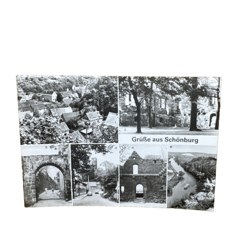 Postkarte schönburg saale - postkarte, ak