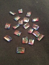 20 Rheinkiesel geschliffen 12 x 10 mm