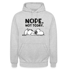 Peanuts Snoopy Nope Not Today Bürohumor Unisex Hoodie