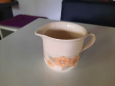 Biltons Made in England Keramik Milchkännchen creme mit orange Blumen