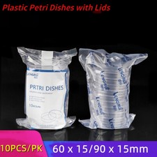 10X Plastik Petrischale
