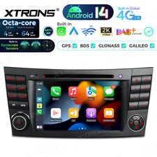 XTRONS 7" Android 14 4G+64GB Autoradio Gyroscope GPS Navi für Mercedes W211 W219