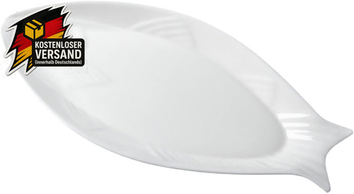 Keramik fisch servierplatte - fisch,