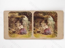 Cottage scenes frau spinnrad - frau,
