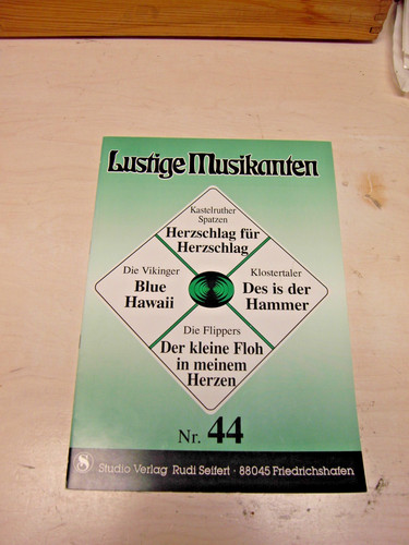 Alte noten lustige musikanten - noten,