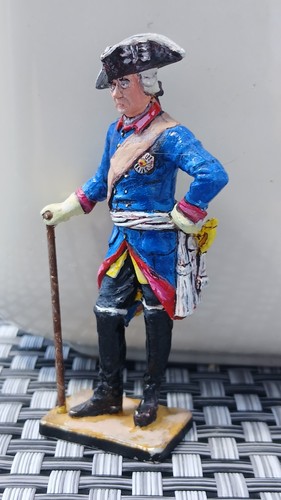 Zinnfigur der alte fritz - zinnfigur,, "