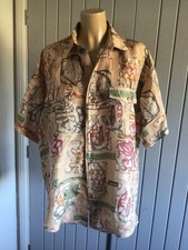 Vintage Herren 80er 90er Seide